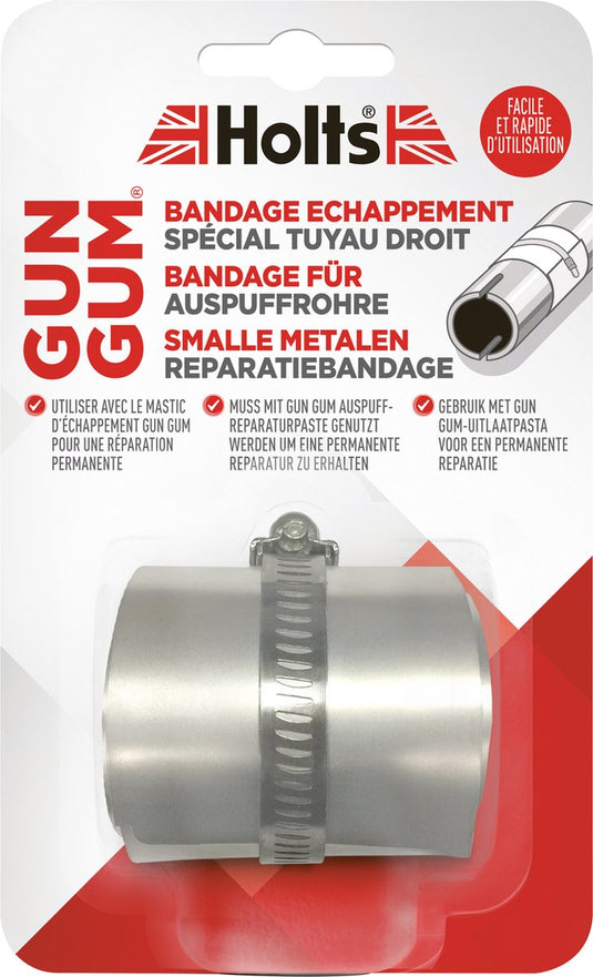 Holts gun gum flexiwrap stalen verband uitlaatpijp 210 x 50 mm