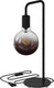 Calex u-line tafellamp - industrieel - e27 fitting - zwart - excl. lichtbron