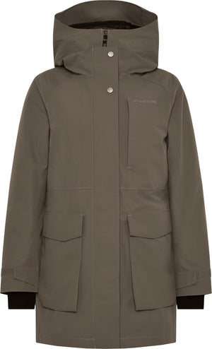 Didriksons harriet wns parka dames outdoorjas - mocha brown