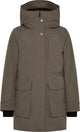 Didriksons harriet wns parka dames outdoorjas - mocha brown 38