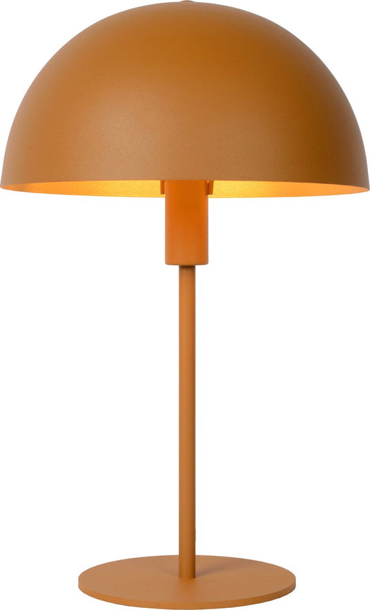 Lucide siemon - tafellamp - ø 25 cm - 1xe14 - okergeel
