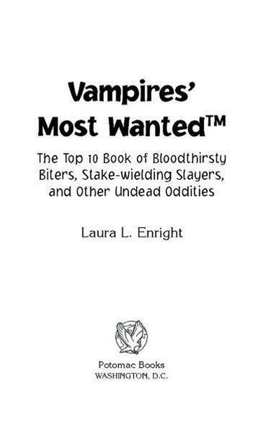 Vampires' most wanted