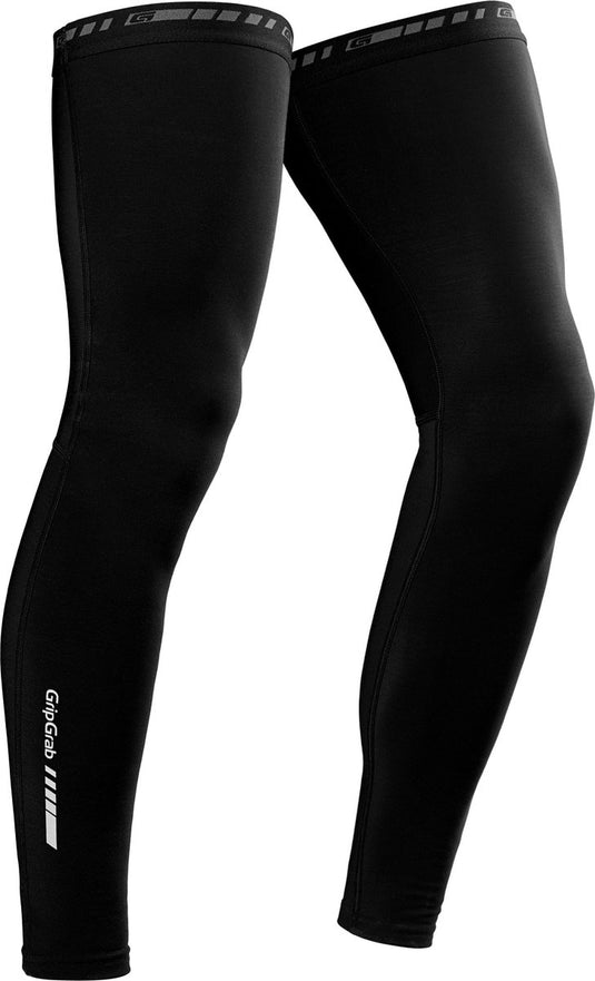 Gripgrab - classic thermal leg warmers winter fiets beenstukken wielrennen beenwarmers - zwart - unisex - maat m