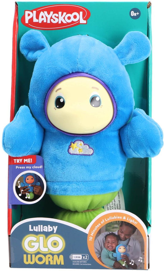 Ottosimon playskool gloeiworm knuffel nachtlampje muziekfunctie baby speelgoed.