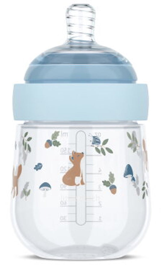 Mepal mio babyfles little dutch - 165 ml - anti-koliek - spiraalontwerp voorkomt verstopping - siliconen van medische kwaliteit - forest friends