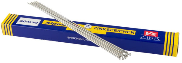 Alpina Spoke Zinc 13-276 without nipple silver (144pcs)