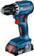 Bosch professional gsr 18v-45 accu schroefboormachine 18v 2.0ah in l-case - 06019k3202