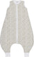 Meyco baby cheetah baby winter slaapoverall jumper - taupe - 80cm - 2.0 tog