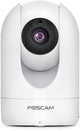 Foscam r4m beveiligingscamera binnen – 4mp super hd ptz ip camera – dual-band wifi – nachtzicht 10m – bewegingsdetectie – privacy modus – microsd opslag – wit