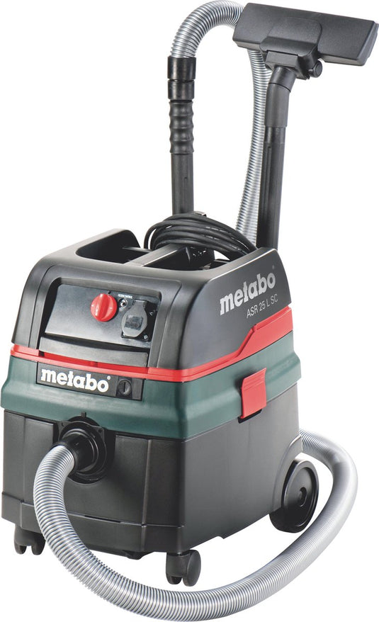 Metabo asr 25 l sc - universele stofzuiger - 1400 w - selfclean - 25 l
