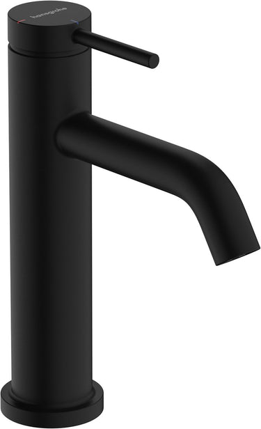 Hansgrohe tecturis s - wastafelkraan - ééngreeps bediening - coolstart energiebesparend - met trekwaste - 110mm maat - mat zwart
