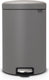 Brabantia newicon prullenbak - 20 liter - mineral concrete grey