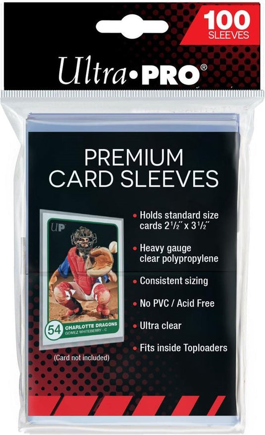 Ultrapro ultra pro premium card sleeves transparant (100 hoesjes)