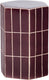Woood plu decoratieve bijzettafel - keramiek - paars - 42x30x26