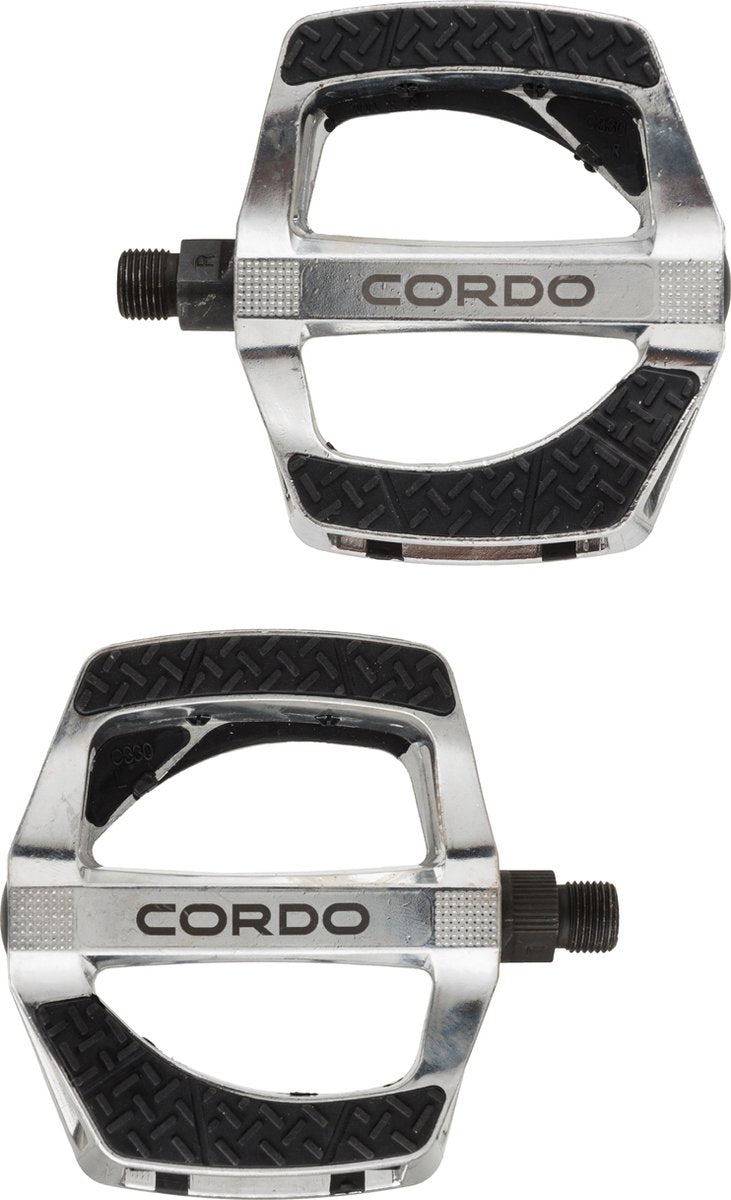 Load image into Gallery viewer, Abi cordo e-bike pedalen anti-slip aluminium - zilver
