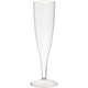 Duni crystallo champagneglazen 13.5 cl 10 stuks transparant