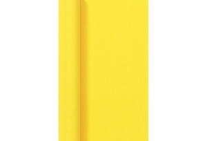 Duni damast yellow 118x800cm