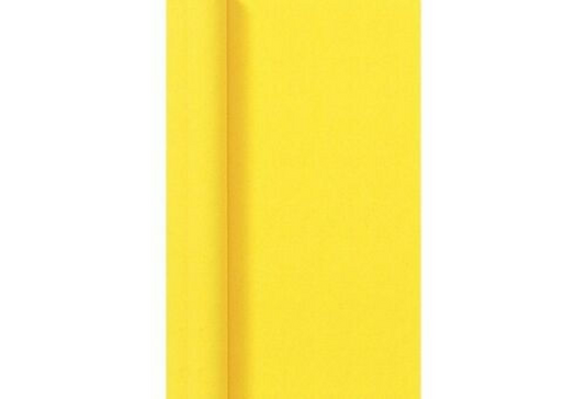 Duni damast yellow 118x800cm