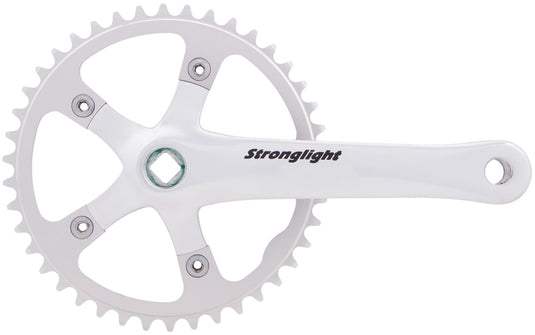 Stronglight crankstel impact crankset strongl.impact anodized silver