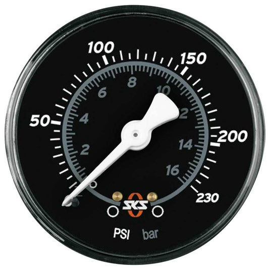 Sks pompd manometer 63mm 230 psi zw