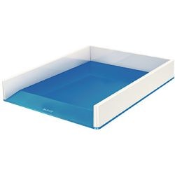 Brievenbak leitz wow polystyreen 267x336x49mm a4 blauw