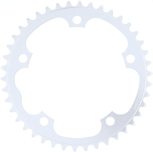 Stronglight race kettingblad chain ring strongl. cd130mm 42t sil.
