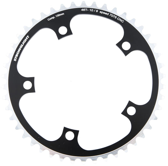 Stronglight kettingblad zicral 7075 t6 chain ring strongl.zircal 130mm 46t b