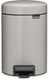 Brabantia newicon prullenbak - 3 liter badkamer - soft grey