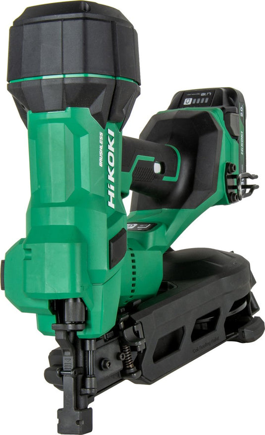 Hikoki nv1845da w6z - 18 volt asfaltnagel tacker voor 19-38mm asfaltnagel spijkers in hsc iv geleverd zonder accus en lader - wereld primeur