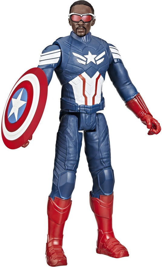 Hasbro marvel studios captain america brave new world, titan hero series captain america-actiefiguur van 30,48 cm