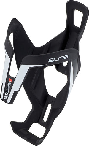 Elite vico bidonhouder carbon, mat white graphic