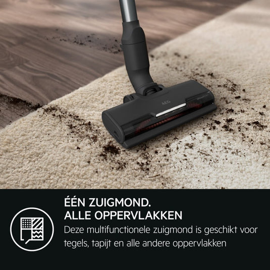 Aeg ap71ab14ug accu steelstofzuiger grijs zwart