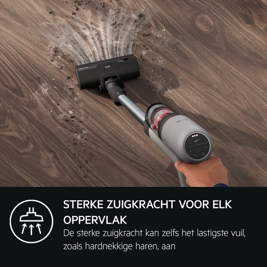 Aeg ap71ab14ug accu steelstofzuiger grijs zwart