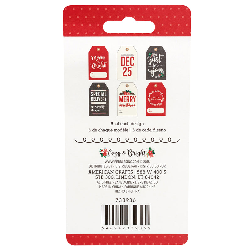 Load image into Gallery viewer, Pebbles • cozy bright tag pad x36
