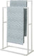 Sealskin carré - handdoekrek vrijstaand - 24 x 48 x 78,5 cm - voor 2 handdoeken - wit