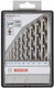 Bosch 10-delige metaalborenset hss-g, 135°