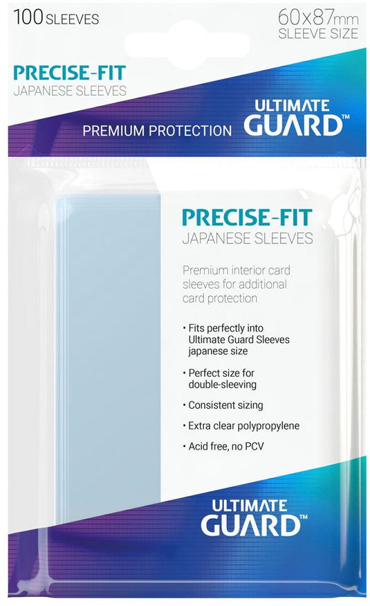 Ultimate guard precise-fit sleeves japanese size (100)