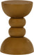 Woood miel bijzettafel ø35 cm - mangohout - honinggeel - 51x35x35