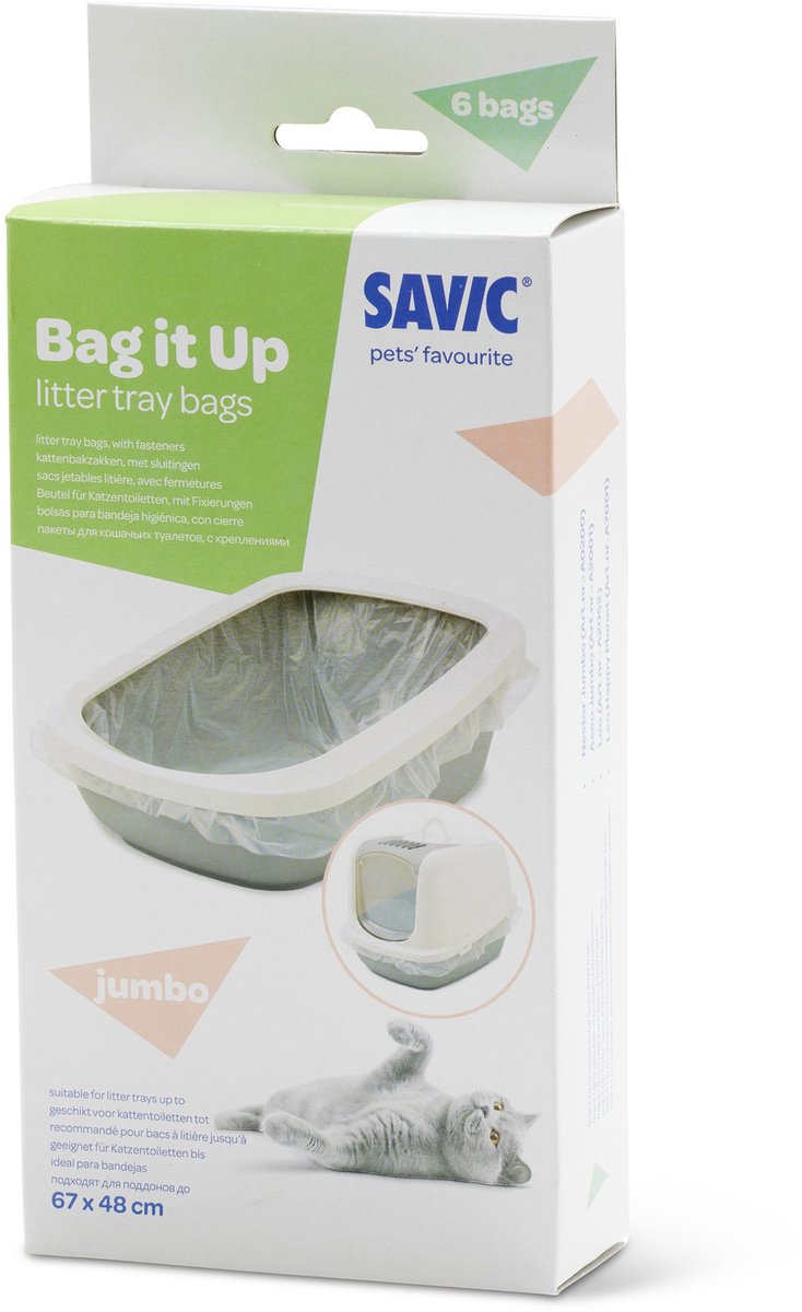 Load image into Gallery viewer, Savic bag it jumbo kattenbakzak voor nestor jumbo aseo jumbo leo
