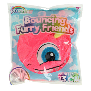 Pluchiez bouncing furry monsters 23 cm assorti | 6 stuks