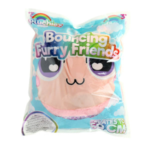 Pluchiez bal bouncing furry 50 cm assorti | 2 stuks