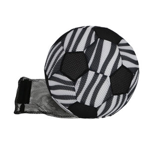 Alert bal indoor voetbal met netje 23 cm | 6 stuks