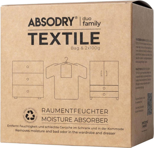 Absodry duo family vochtvanger textile 2x 100gr