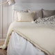 Venture home dekbedovertrek lias 200x150 cm katoen beige