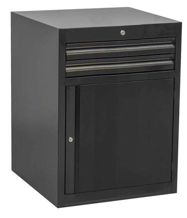 Unior grs ladenkast 2l + deur zw *op bestelling*