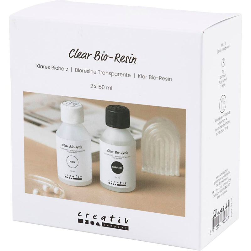 Load image into Gallery viewer, Creativ company transparante bio-hars - 2x150ml.
