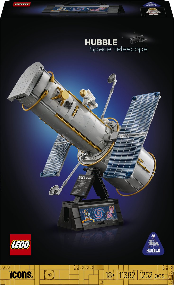Load image into Gallery viewer, Lego icons ruimtetelescoop hubble ruimte bouwpakket voor volwassenen 11382
