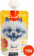 Wanpy - smakelijke vleespasta hond rund wortel erwt - voordeelpack 10 stuks - hondensnack
