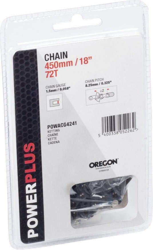 Powerplus powacg4241 zaagketting oregon - 18''(450) 72t ore