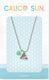 Calico sun emma halsketting zilver